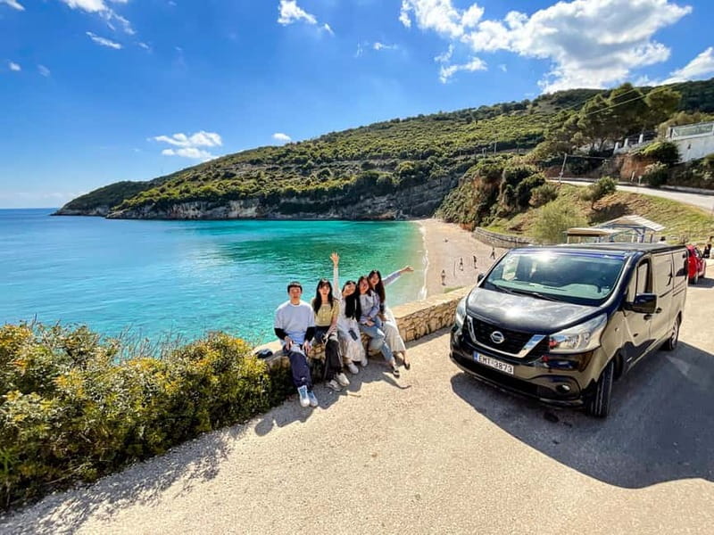 Zakinthos: Shipwreck Beach and Blue Caves Land and Sea Tour - Xigia Sulfur Beach is a short, unusual swim