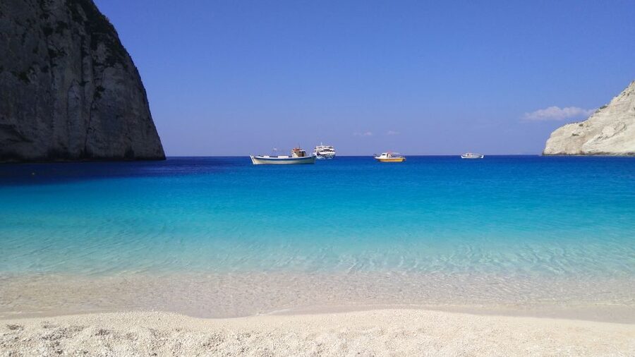 Zakynthos: early morning Shipwreck,Blue Caves and view point - Exo Chora’s ancient olive tree