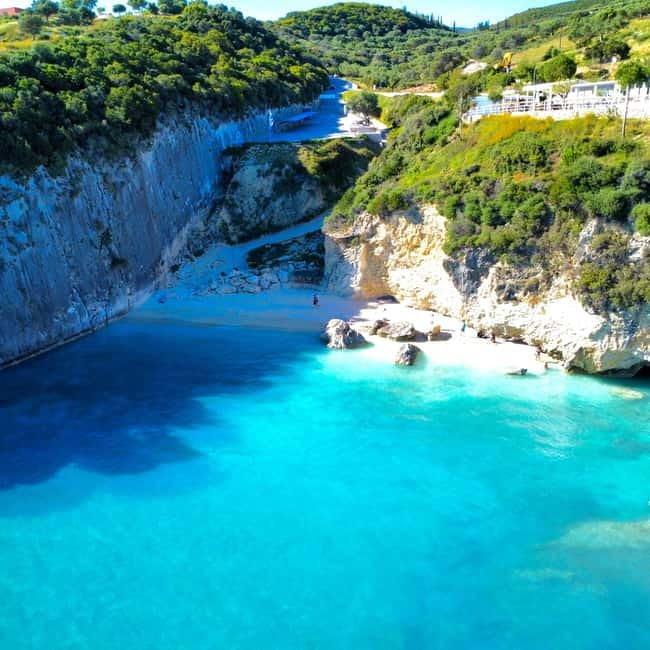 Zakynthos: Private Shipwreck & Blue Caves Tour by Land & Sea - Shipwreck Beach works from the cliff and the sea