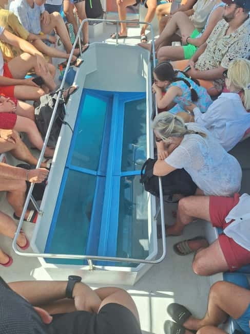 Zakynthos: Turtle Spotting, Marathonísi & Keri Caves Cruise - What the glass-bottom boat is really like