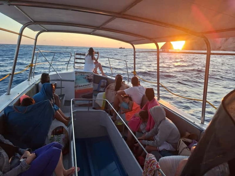 Zakynthos: Turtle Spotting, Marathonísi & Keri Caves Cruise - Turtle spotting in Laganas Bay