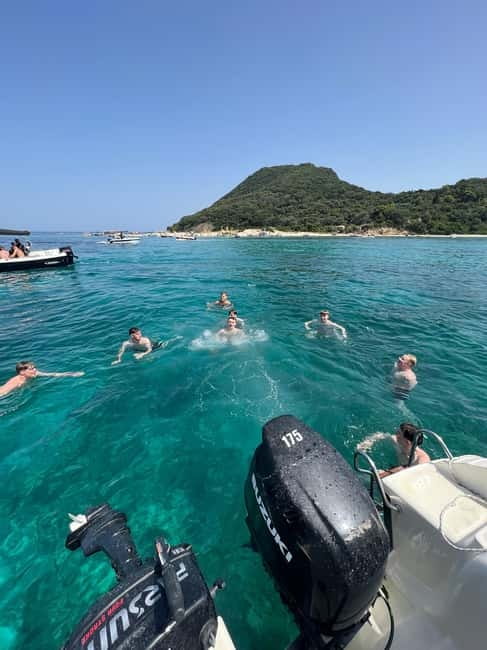 Zakynthos: Turtles, Marathonisi & Keri Caves Speedboat Tour - Cameo Islet and the first coastal views