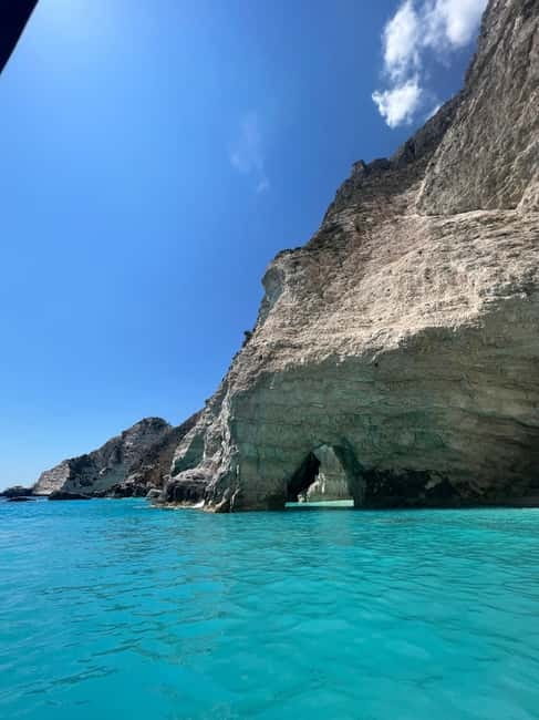 Zakynthos: Turtles, Marathonisi & Keri Caves Speedboat Tour - Keri Caves, arches, and the first swim